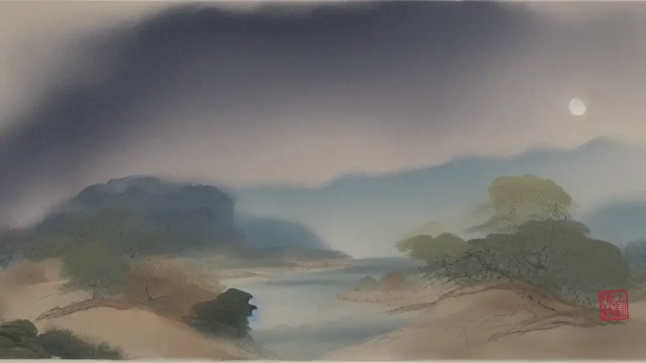 道观里的她，花间里的她