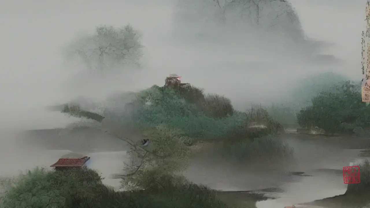 曲终以后，江上只剩峰