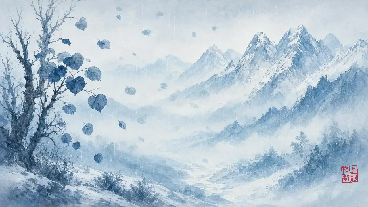 飞花令「桐」：叶落处才听见雨