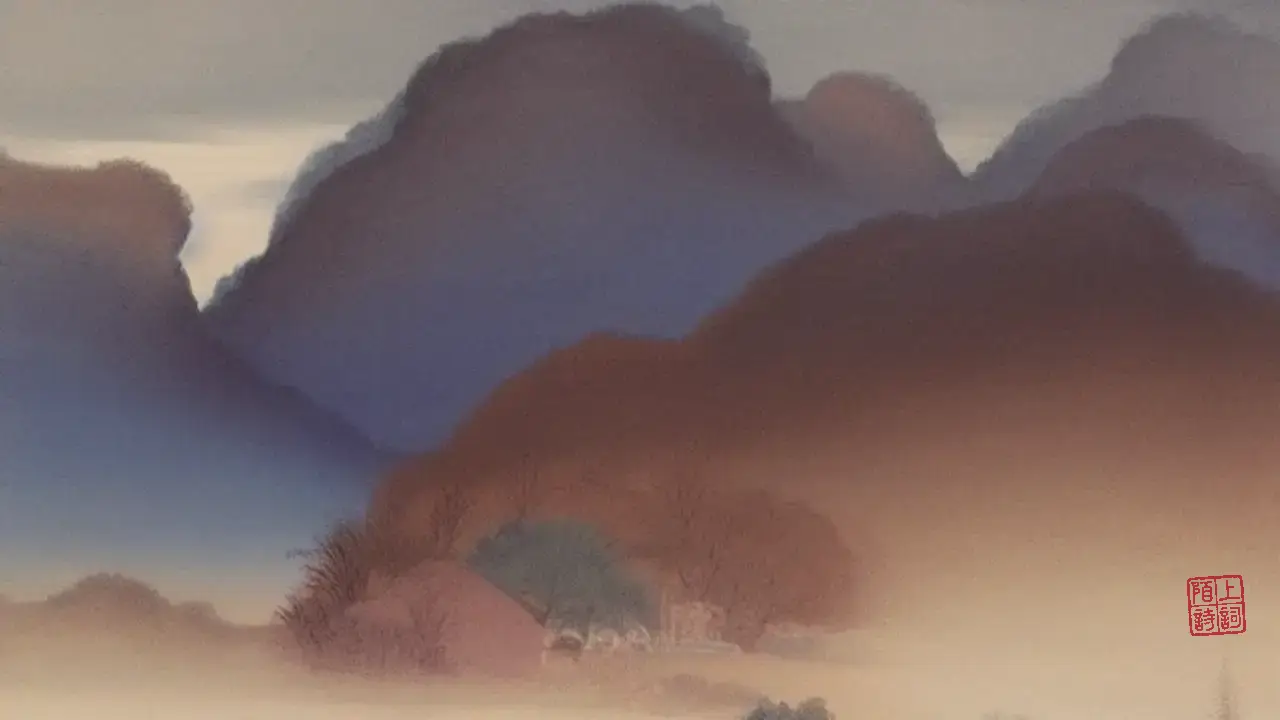 旗上的字，碗里的酒