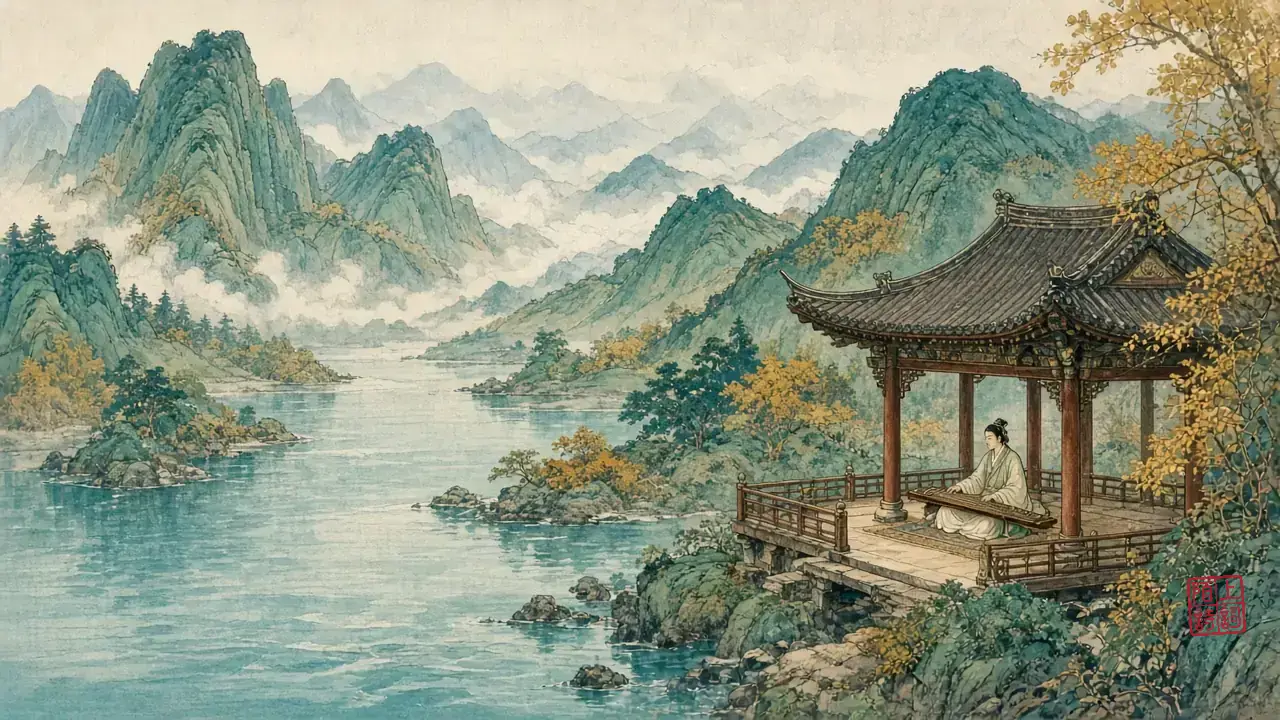 十三弦上，秋比指先到