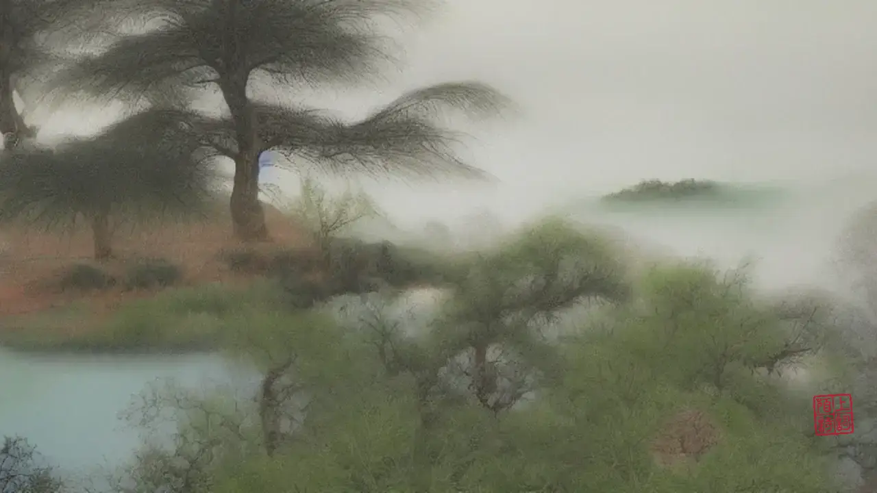 范仲淹登岳阳，忧比楼先高