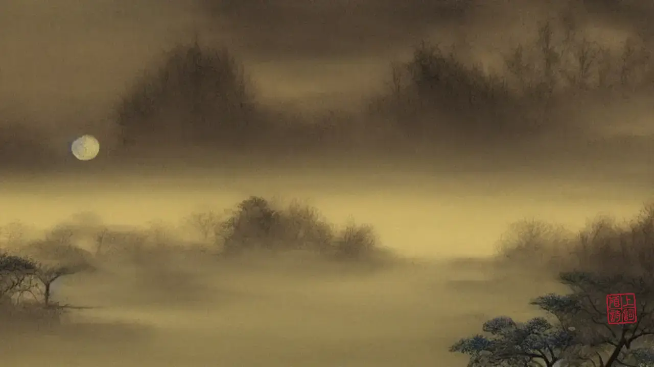 朝辞白帝，彩云比船先下