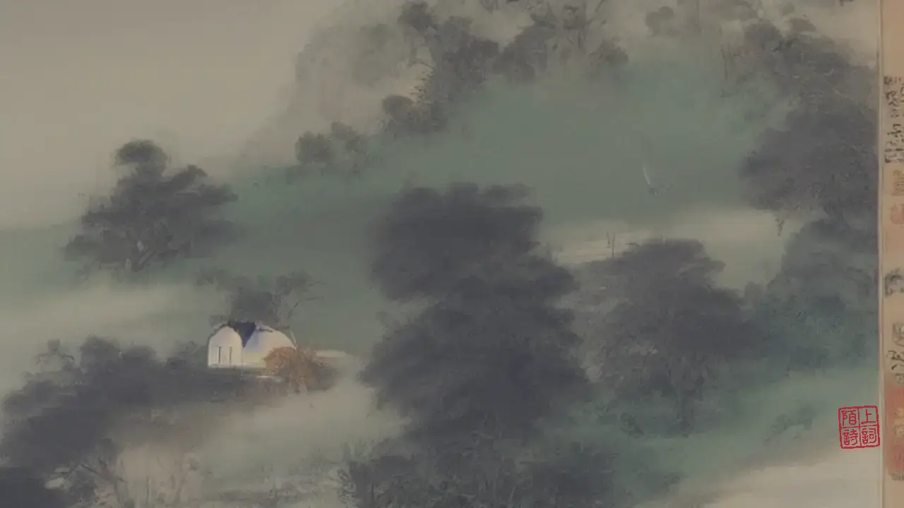 山重水复，路先把村藏住