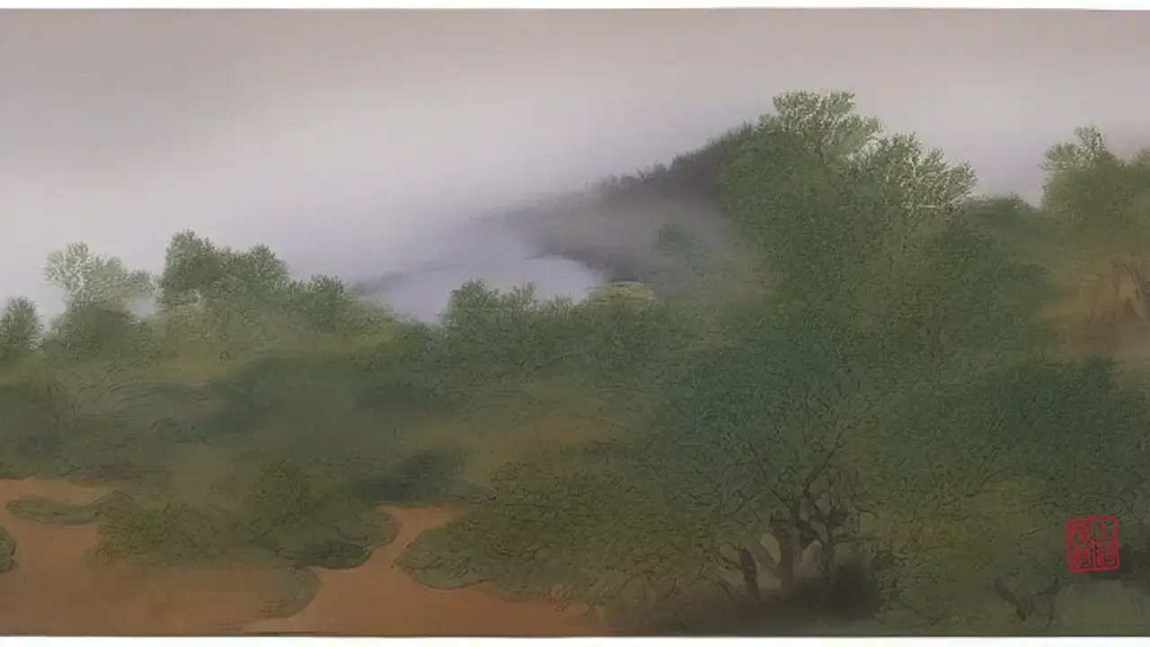 千山鸟飞绝，人踪灭在哪一笔