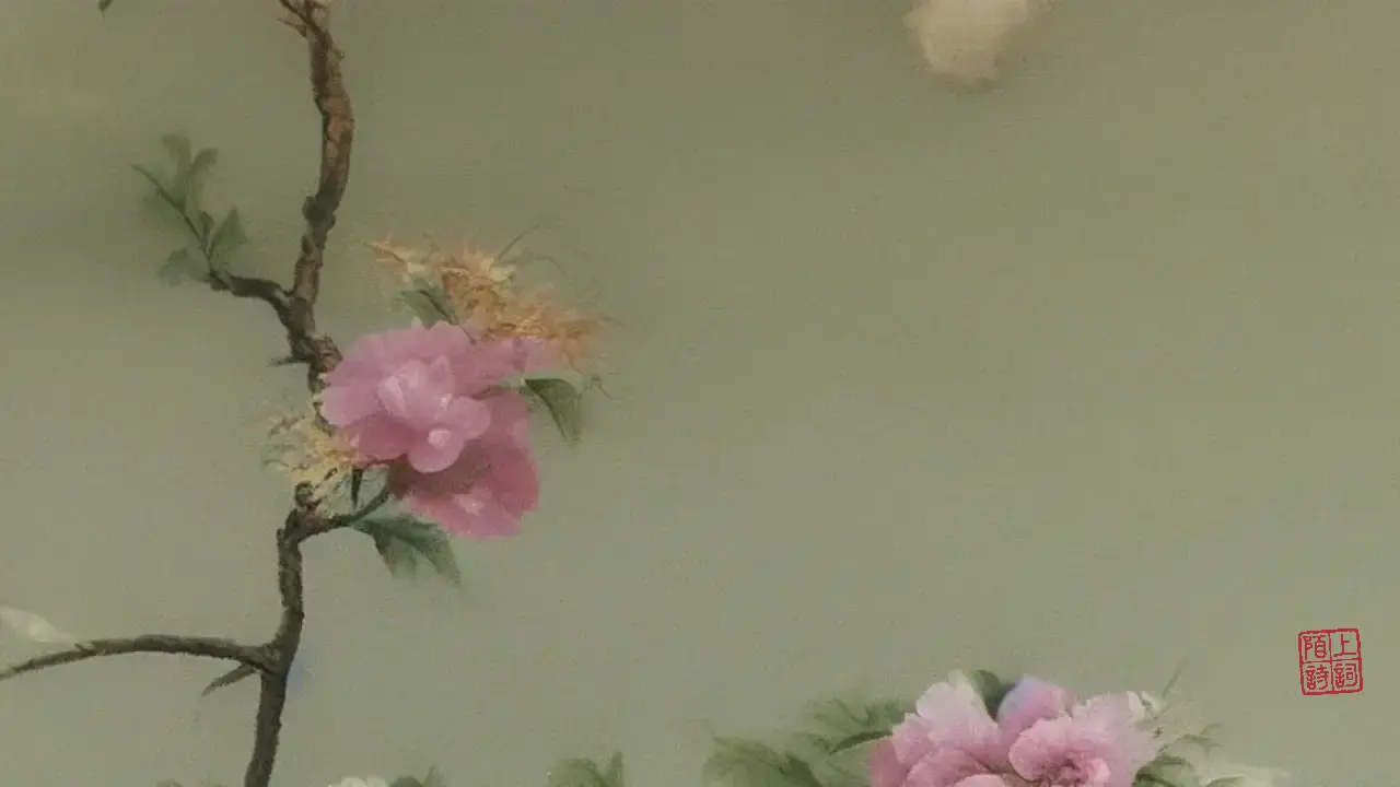 帘里的影，水中的影