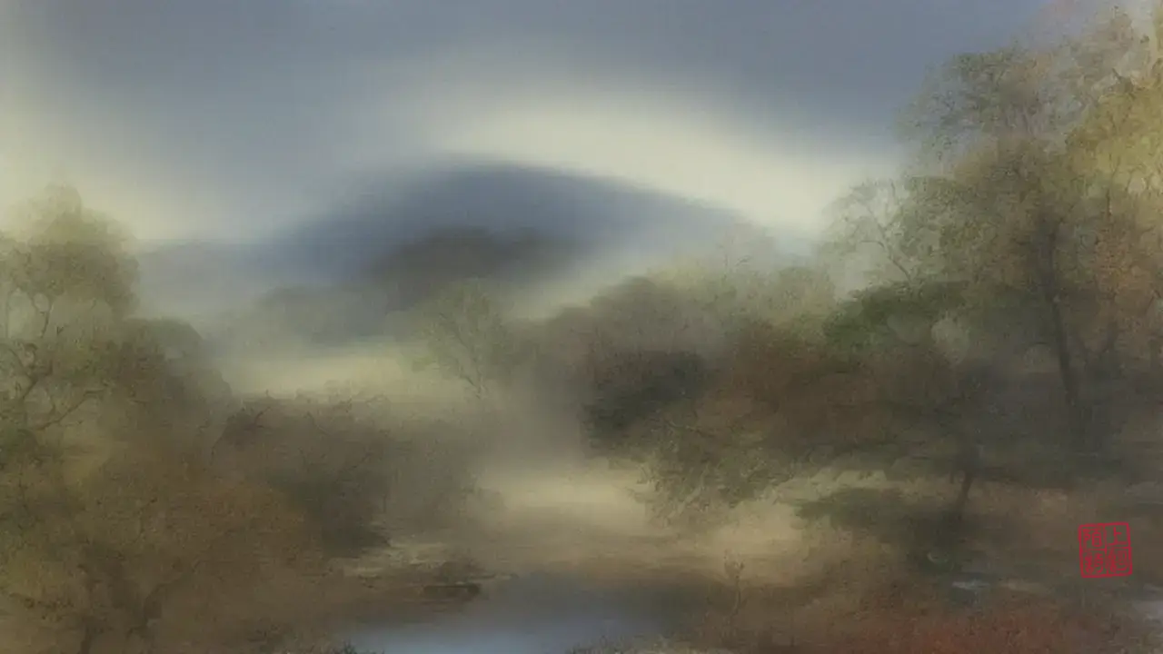 星的沉，月的浮