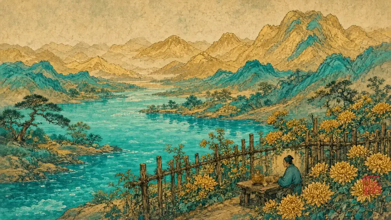 东篱把酒，花比人瘦在哪一寸？