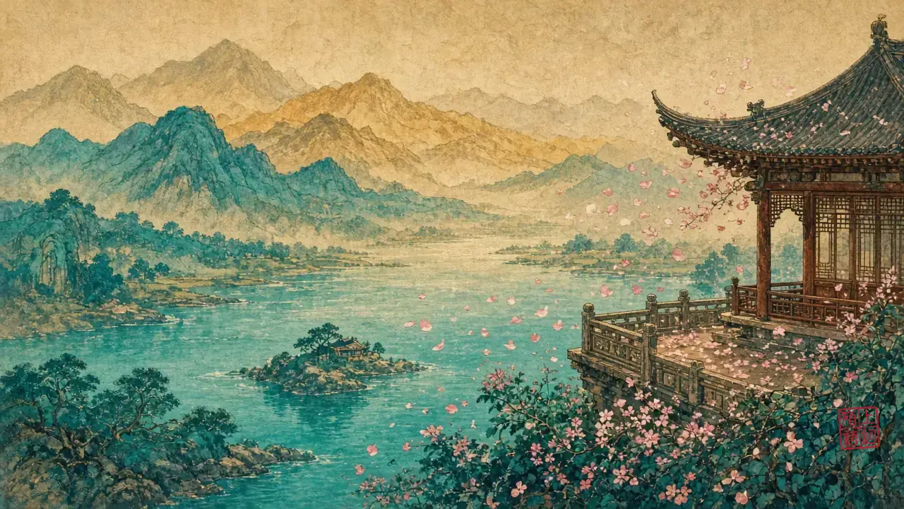 楼头风暖，花心却先动了