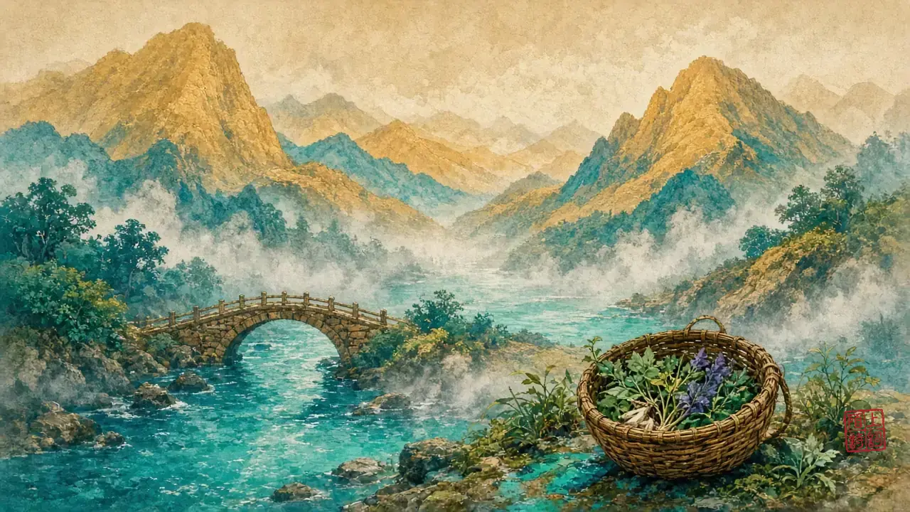 一筐鲜药如何过得了溪