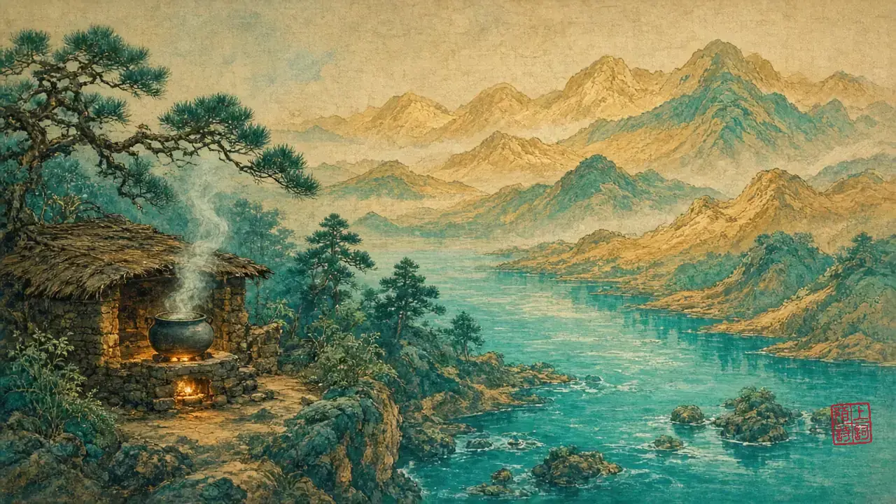 煎药到夜，苦比香先散