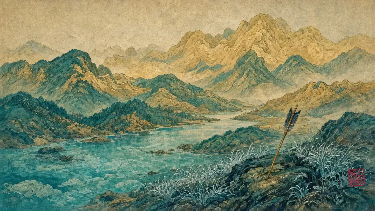 一枝羽箭如何量完关山