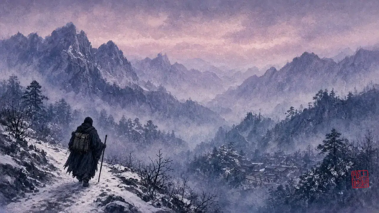 岁暮天寒，家书比雪难到