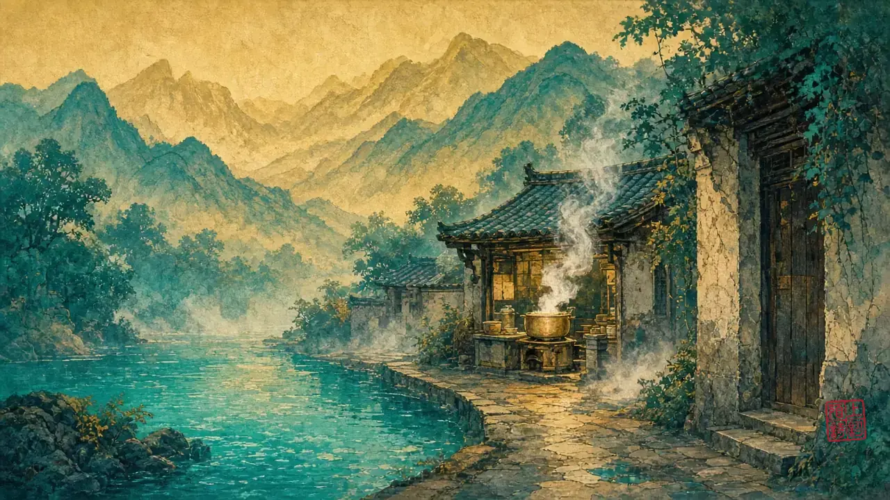 糖粥出锅，甜比烟先出巷
