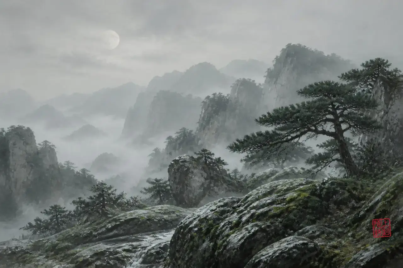 空山不是无人，是心静