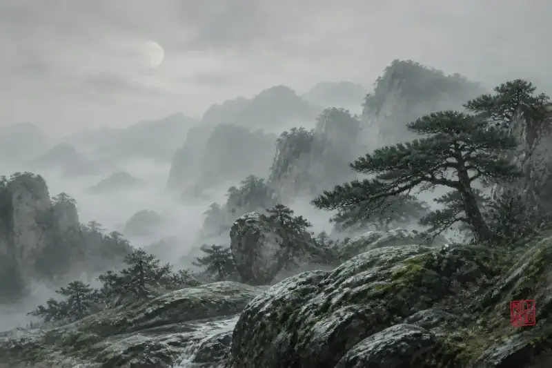 空山不是无人，是心静