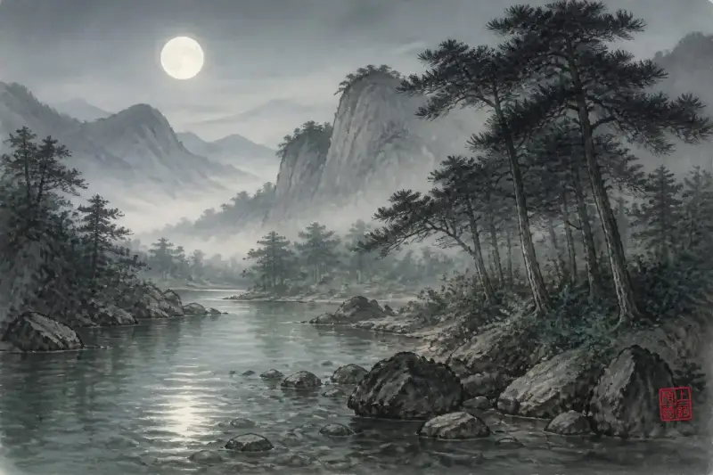 夜里读王维，心会慢下来