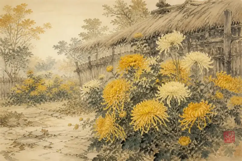 8首关于菊的古诗词，把晚香读进秋色里