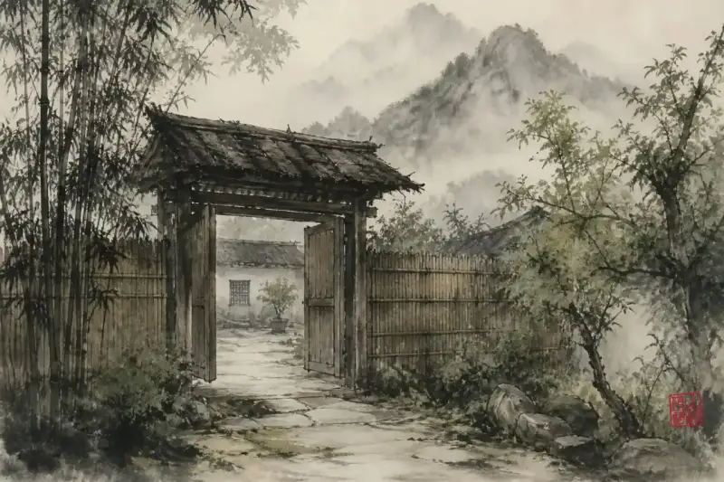 「门」：关住的是风，还是心事？