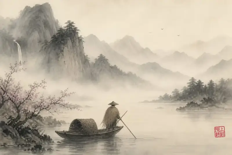 一笠烟波：张志和与柳宗元两种渔