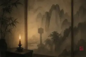 灯影下两种不同的夜读