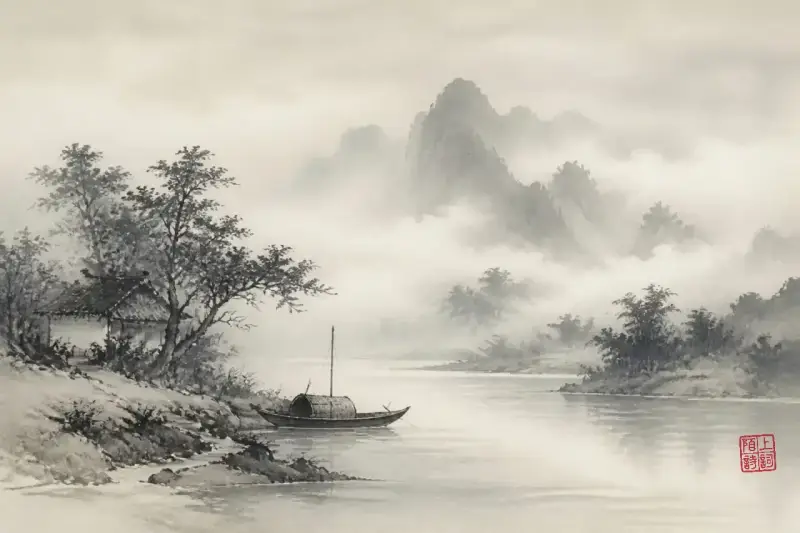 孟浩然笔下，水与云如何分担心事