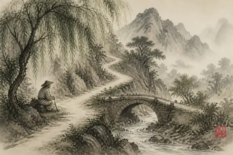 路转溪桥：歇脚处的一阵风