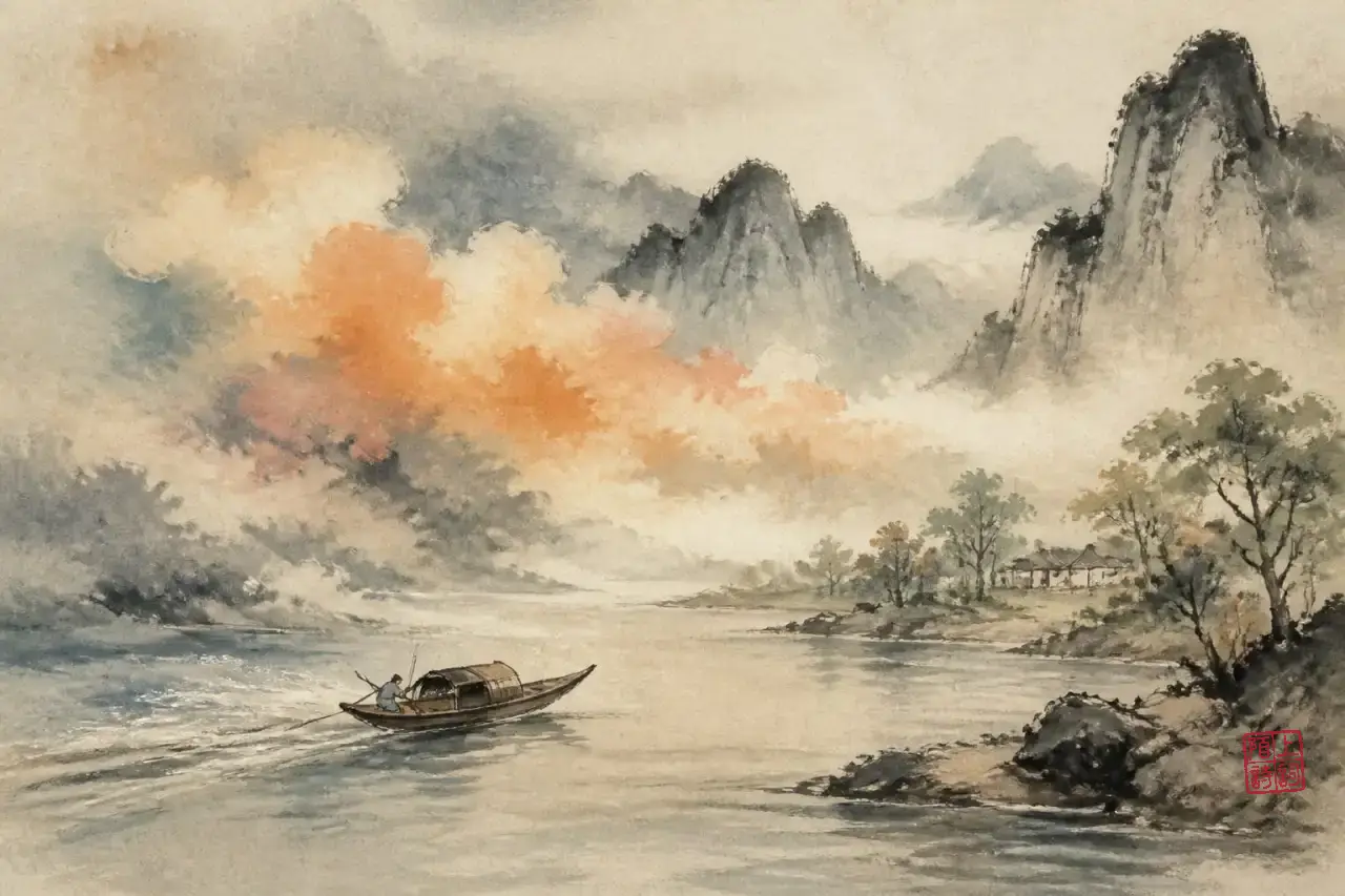 李白写「快」：快里也有落脚处