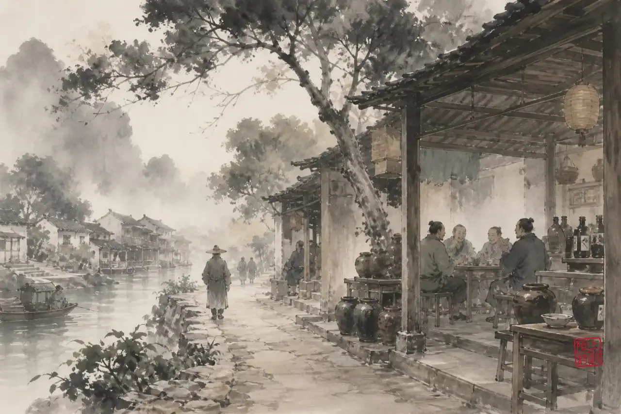 酒肆与茶摊：古诗里的慢生活