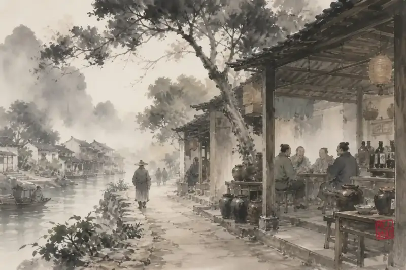 酒肆与茶摊：古诗里的慢生活