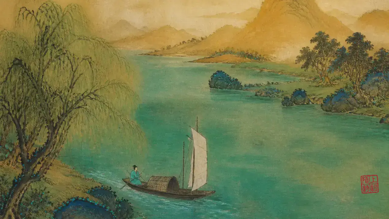 杏花将雨未雨，春在巷口徘徊