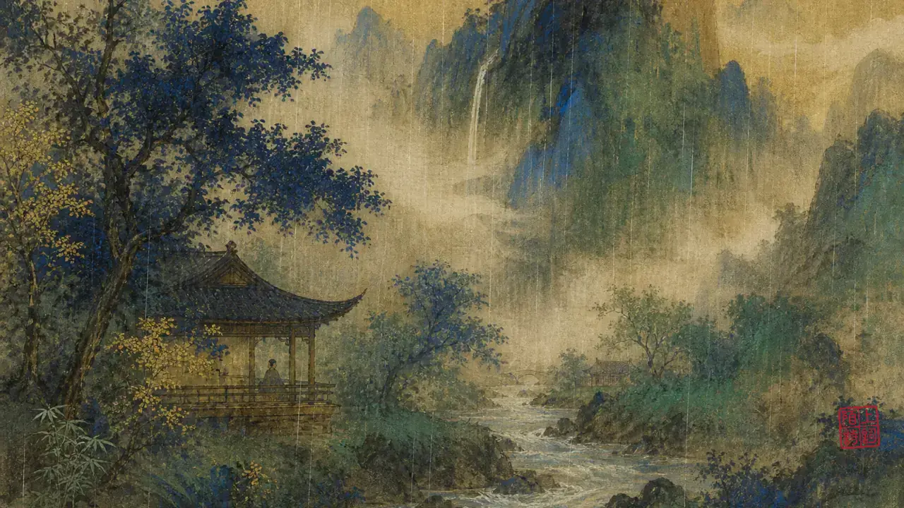蒋捷：听雨听到白了头