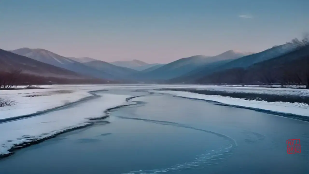 小雪前后，河心还软，岸已经硬