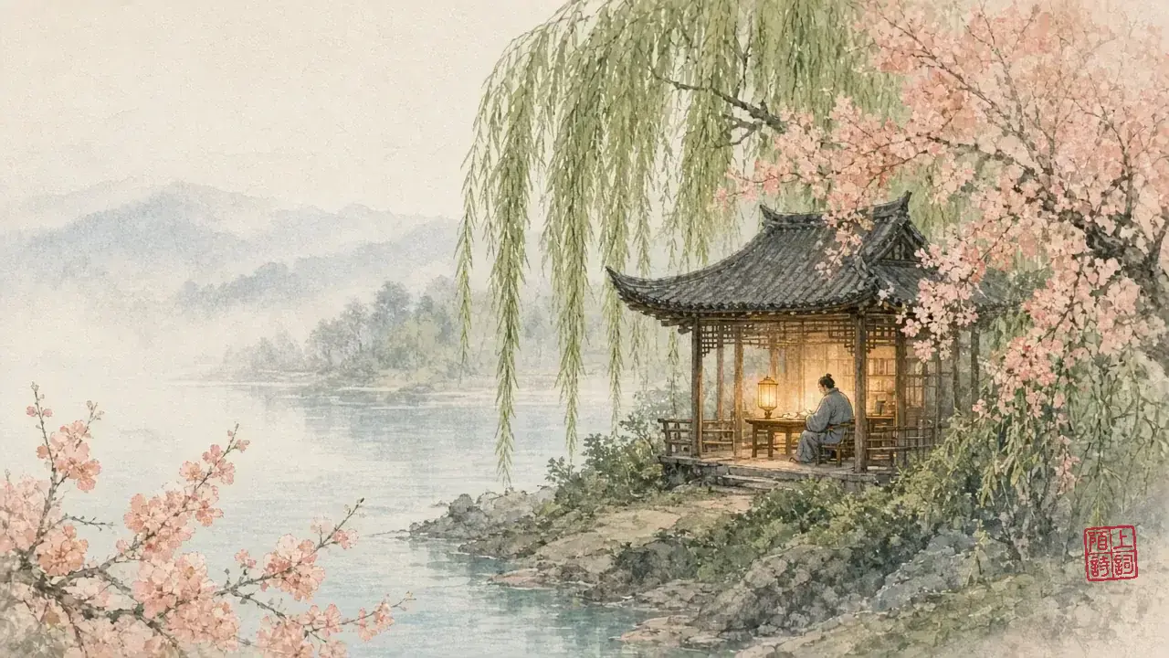 飞花令「灯」：夜读、闺怨、军营各点哪一盏