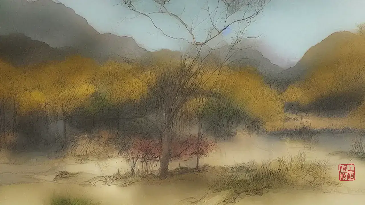 黎明的直街，柳阴先直了